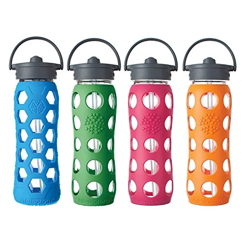 Lifefactory 22 Ounce Glass Bottle With Straw Cap And Silicone Sleeve 14 Lifefactory 22 Ounce Glass Bottle With Straw Cap And Silicone Sleeve - Image 14