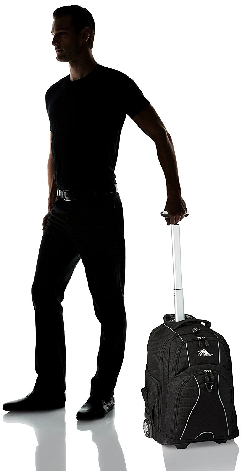 High Sierra Freewheel Wheeled Book Bag Backpack 2 High Sierra Freewheel Wheeled Book Bag Backpack - Image 2