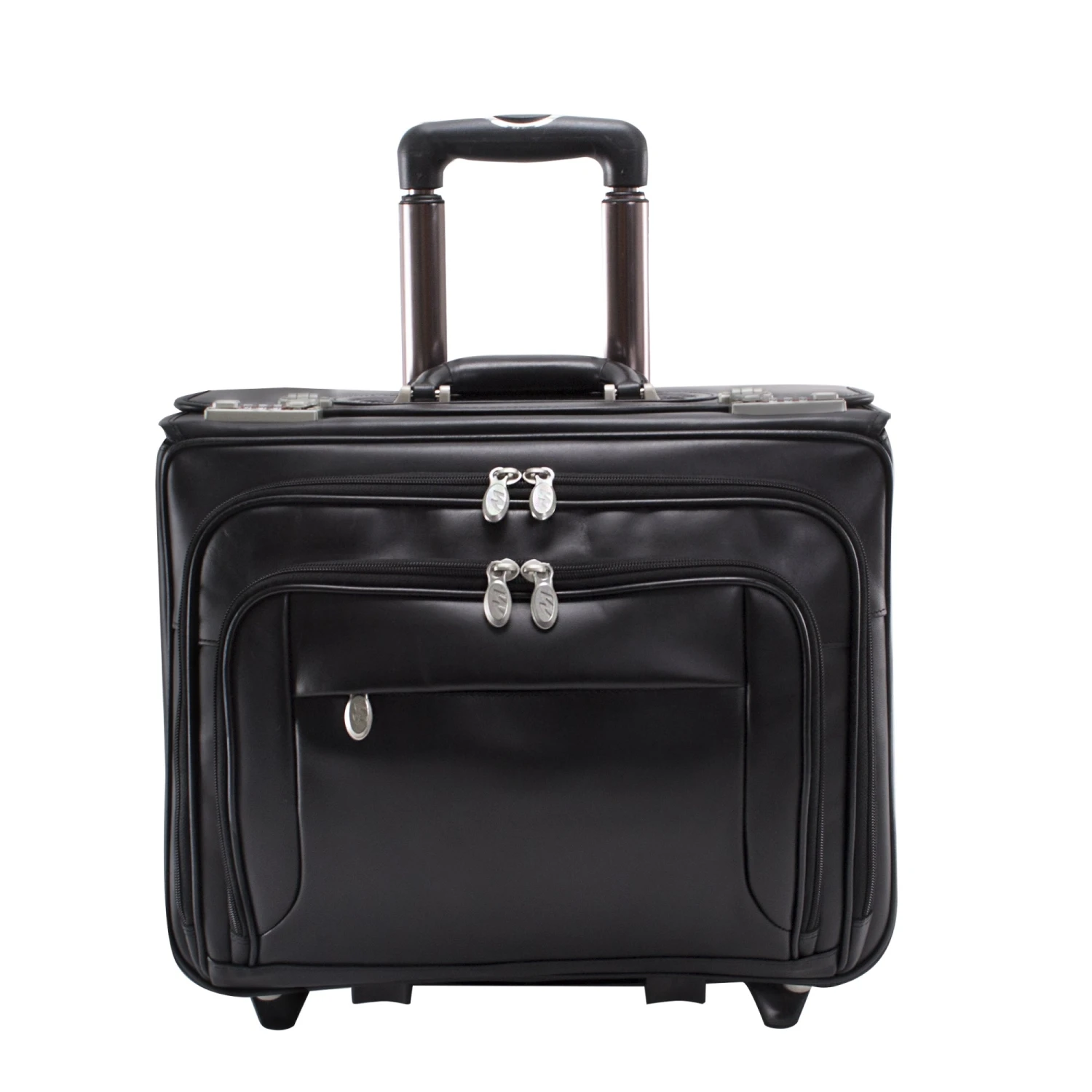McKlein USA Sheridan 15.4" Leather Wheeled Catalog Briefcase 1 McKlein USA Sheridan 15.4" Leather Wheeled Catalog Briefcase