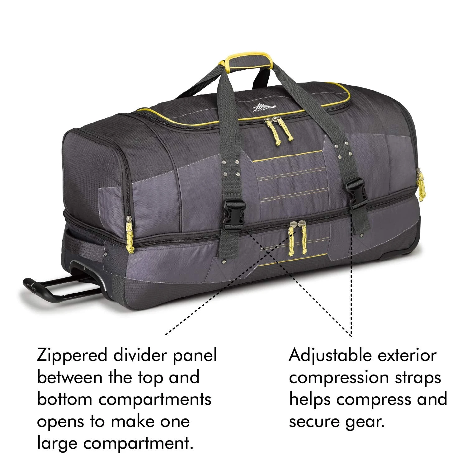 High Sierra Ultimate Access 2.0 Drop Bottom 30" 2-Wheel Wheeled Duffel Bags 8 High Sierra Ultimate Access 2.0 Drop Bottom 30" 2-Wheel Wheeled Duffel Bags - Image 8
