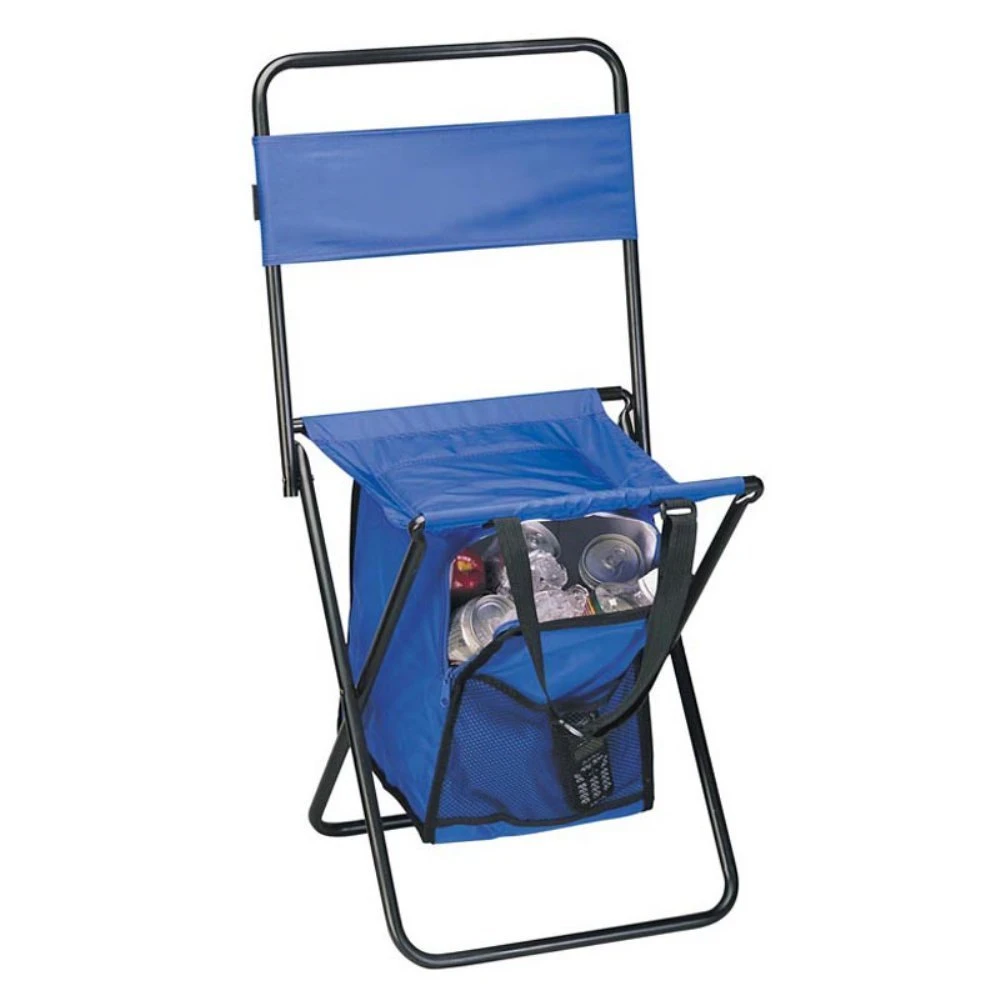 Preferred Nation Folding Chair With Cooler Blue 1 Preferred Nation Folding Chair With Cooler Blue