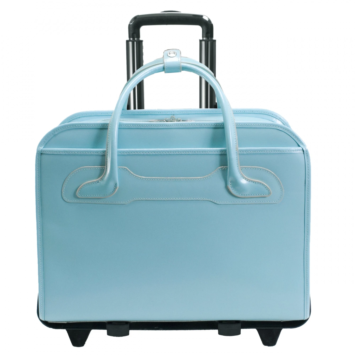 McKlein USA Willowbrook 15.6" Ladies' Leather Wheeled Laptop Briefcase 2 McKlein USA Willowbrook 15.6" Ladies' Leather Wheeled Laptop Briefcase - Image 2