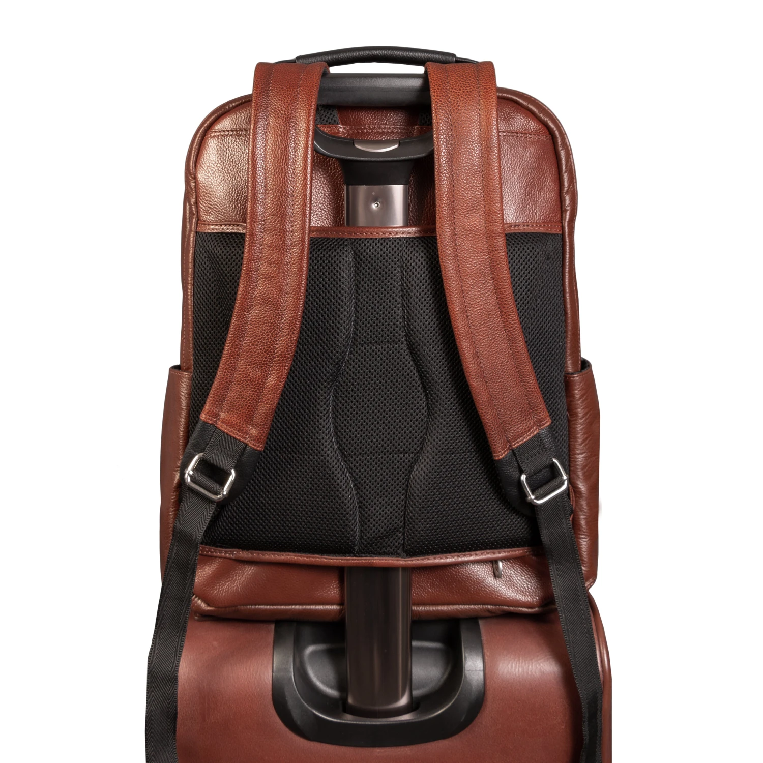 McKlein USA Logan 17" Leather Two-Tone Dual-Compartment Laptop & Tablet Backpack 2 McKlein USA Logan 17" Leather Two-Tone Dual-Compartment Laptop & Tablet Backpack - Image 2