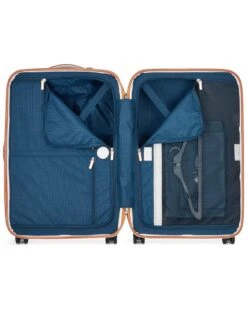 Delsey Paris Chatelet Hardside Luggage With Spinner Wheels (Navy, Checked-Medium 24 Inch) 7 Delsey Paris Chatelet Hardside Luggage With Spinner Wheels (Navy, Checked-Medium 24 Inch) -Luggage Promotion Store 16035c9bb2c0614d7bcd001b754cccc4fa77aacfcd54e2a4ec450cc1af81f3ba