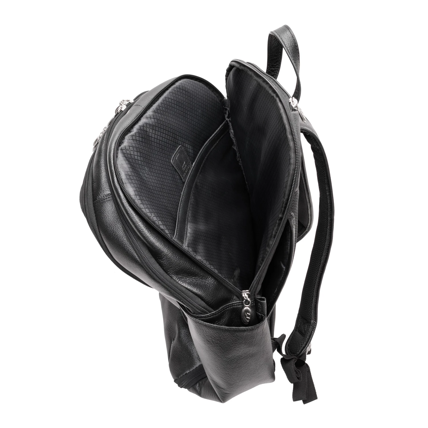 McKlein USA Englewood 17" Leather Triple Compartment Carry-All Laptop & Tablet Weekend Backpack 18 McKlein USA Englewood 17" Leather Triple Compartment Carry-All Laptop & Tablet Weekend Backpack - Image 18