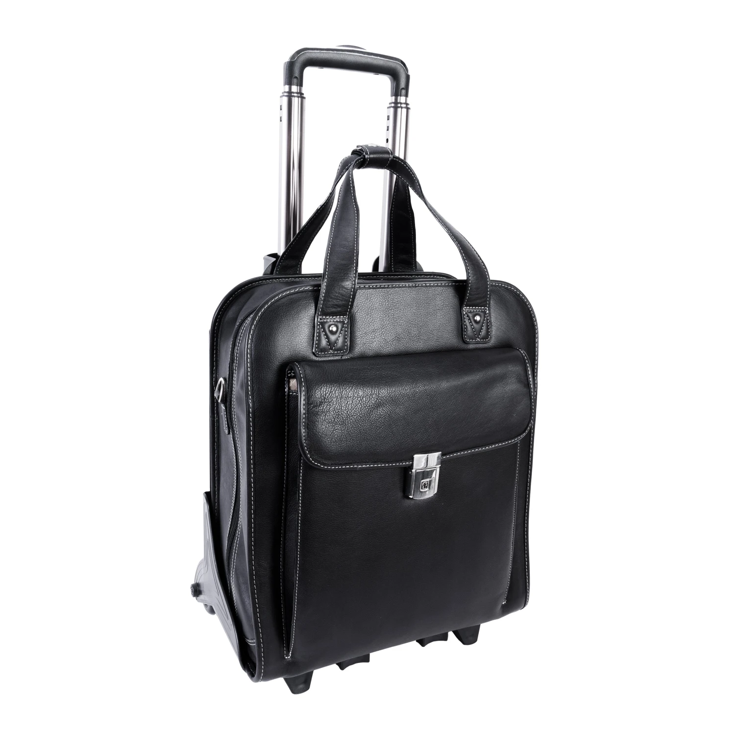 McKlein USA Pastenello 15.6" Leather Vertical Patented Detachable Wheeled Laptop Briefcase 3 McKlein USA Pastenello 15.6" Leather Vertical Patented Detachable Wheeled Laptop Briefcase - Image 3