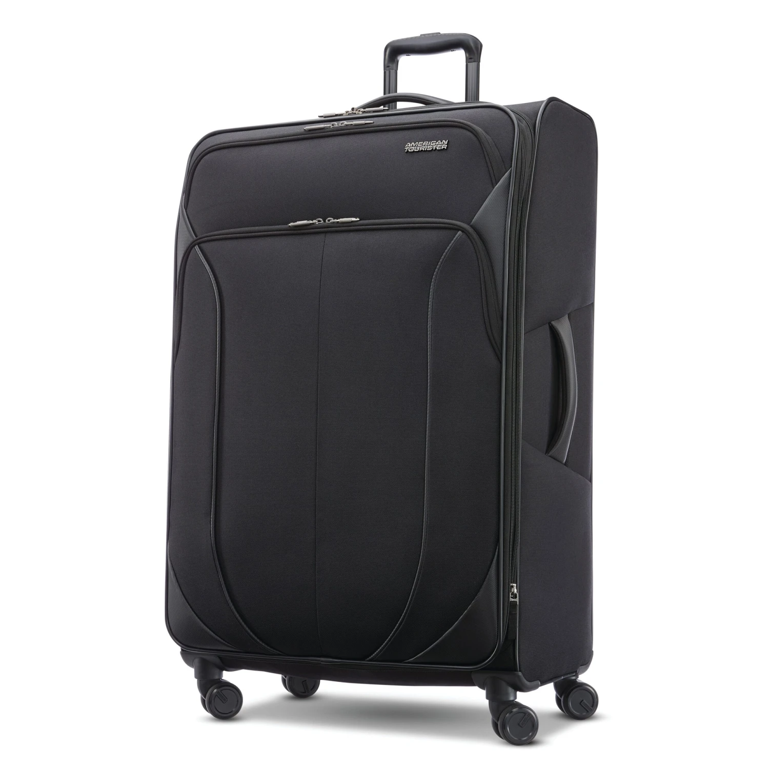 American Tourister 4 KIX 2.0 Softside Spinner Luggage, 28 Inch Checked Large 1 American Tourister 4 KIX 2.0 Softside Spinner Luggage, 28 Inch Checked Large