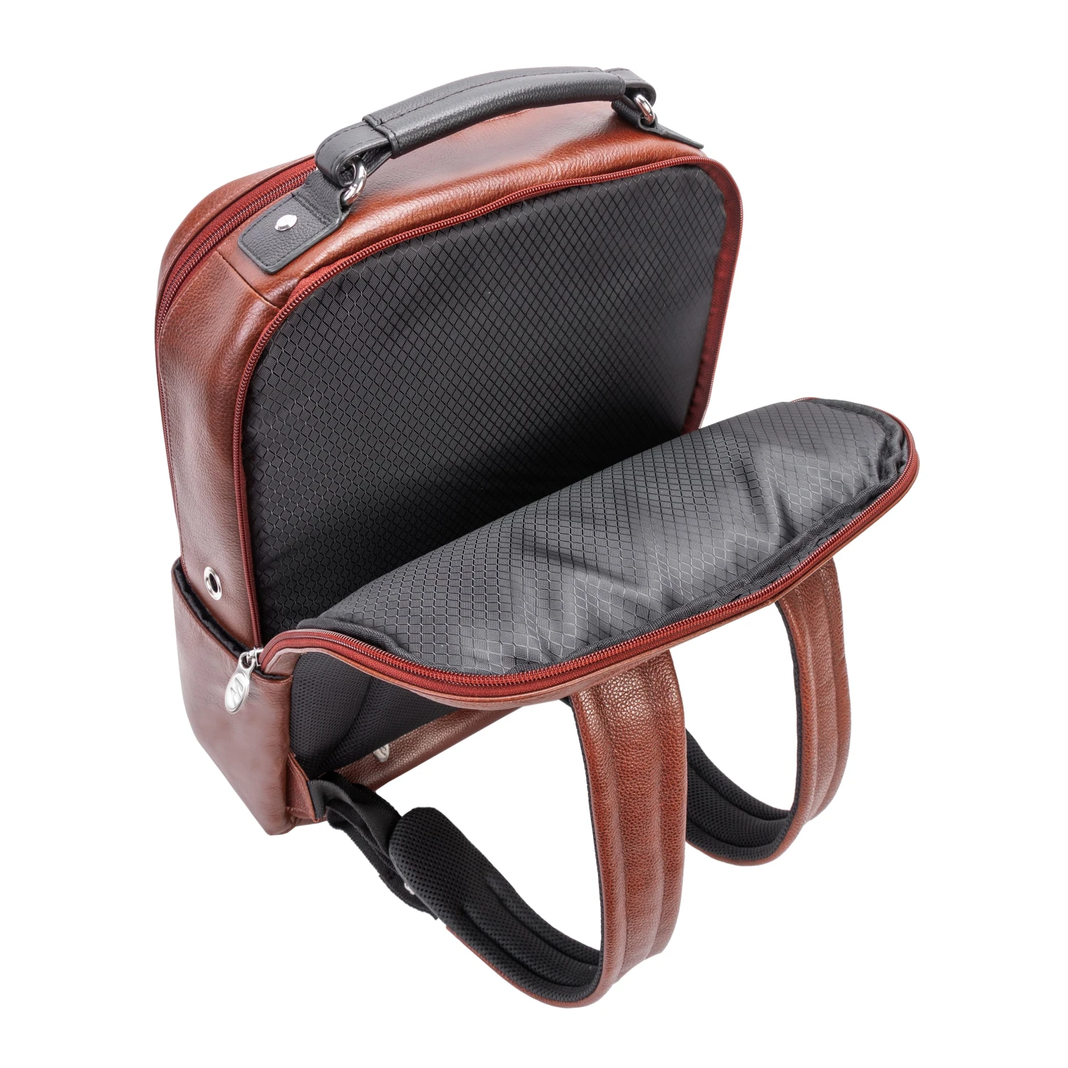 McKlein USA Logan 17" Leather Two-Tone Dual-Compartment Laptop & Tablet Backpack 7 McKlein USA Logan 17" Leather Two-Tone Dual-Compartment Laptop & Tablet Backpack - Image 7