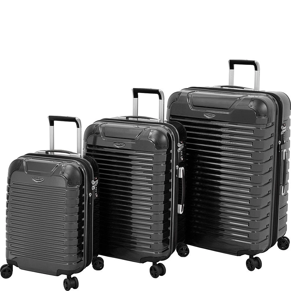 London Fog Dover 3 Piece Set (20"/24"/28") 4-Wheel Luggage Sets