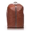 McKlein USA Englewood 17" Leather Triple Compartment Carry-All Laptop & Tablet Weekend Backpack