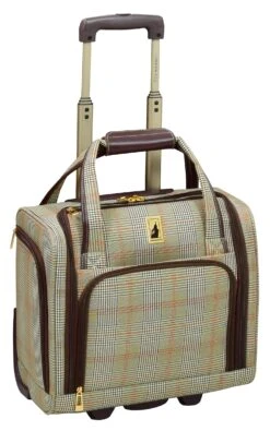 London Fog Knightsbridge 15" 2-Wheel Under The Seat Bag