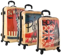 Heys America Vintage 3 Piece Set (21/25/29) 4-Wheel Luggage Sets