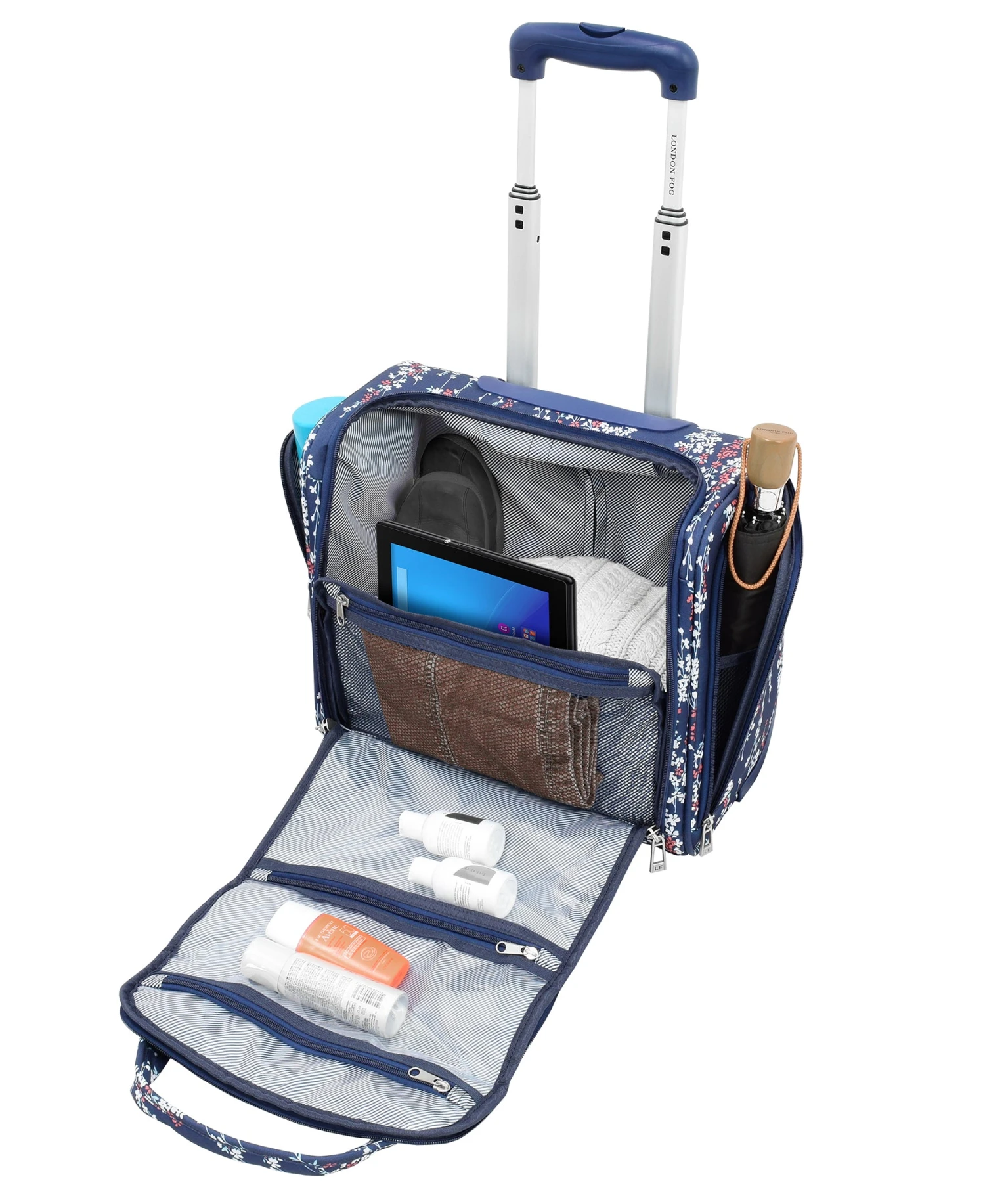 London Fog Cranford Collection 15" 2-Wheel Wheeled Boarding Bag 17 London Fog Cranford Collection 15" 2-Wheel Wheeled Boarding Bag - Image 17