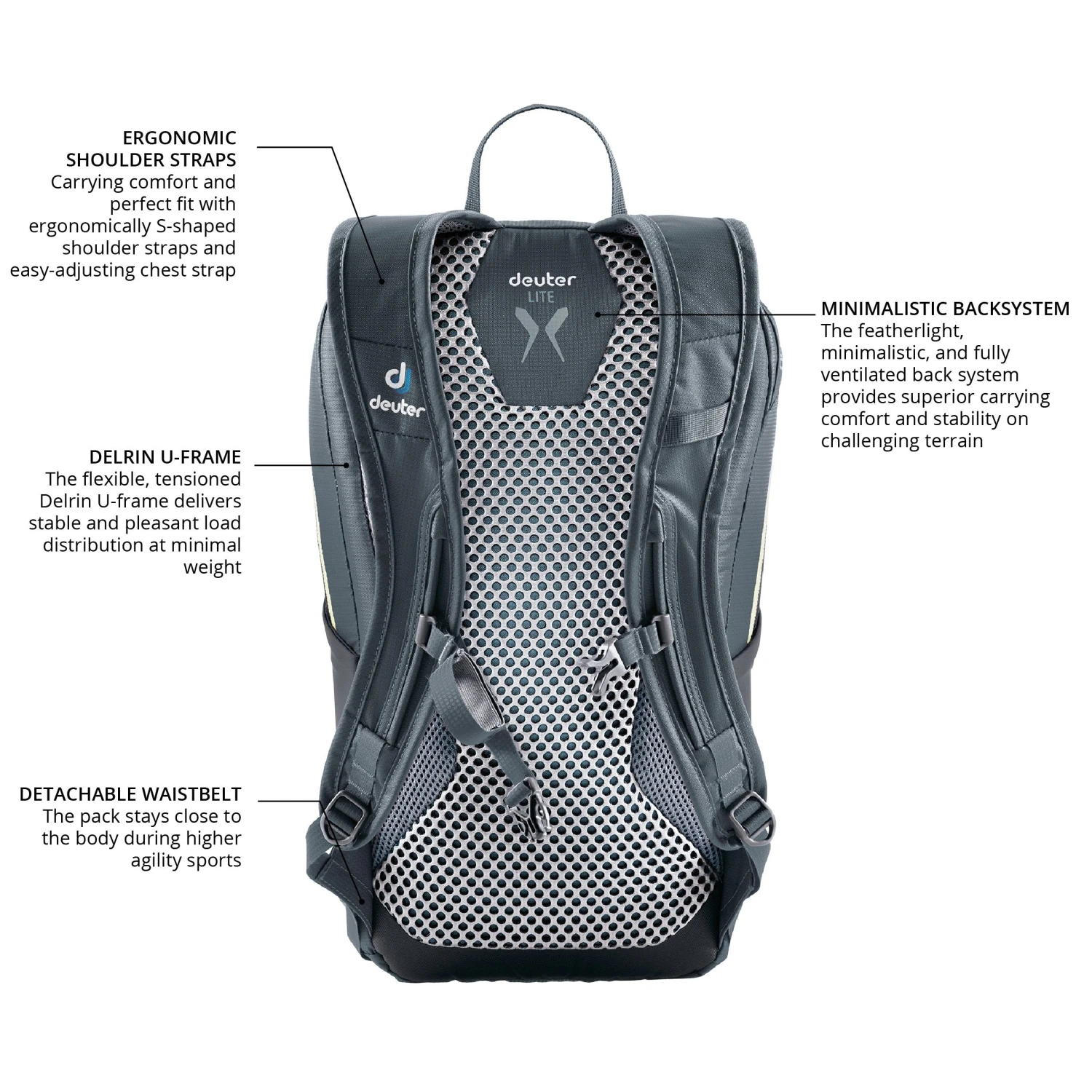 Deuter Speed Lite 16 Hiking Backpack 6 Deuter Speed Lite 16 Hiking Backpack - Image 6