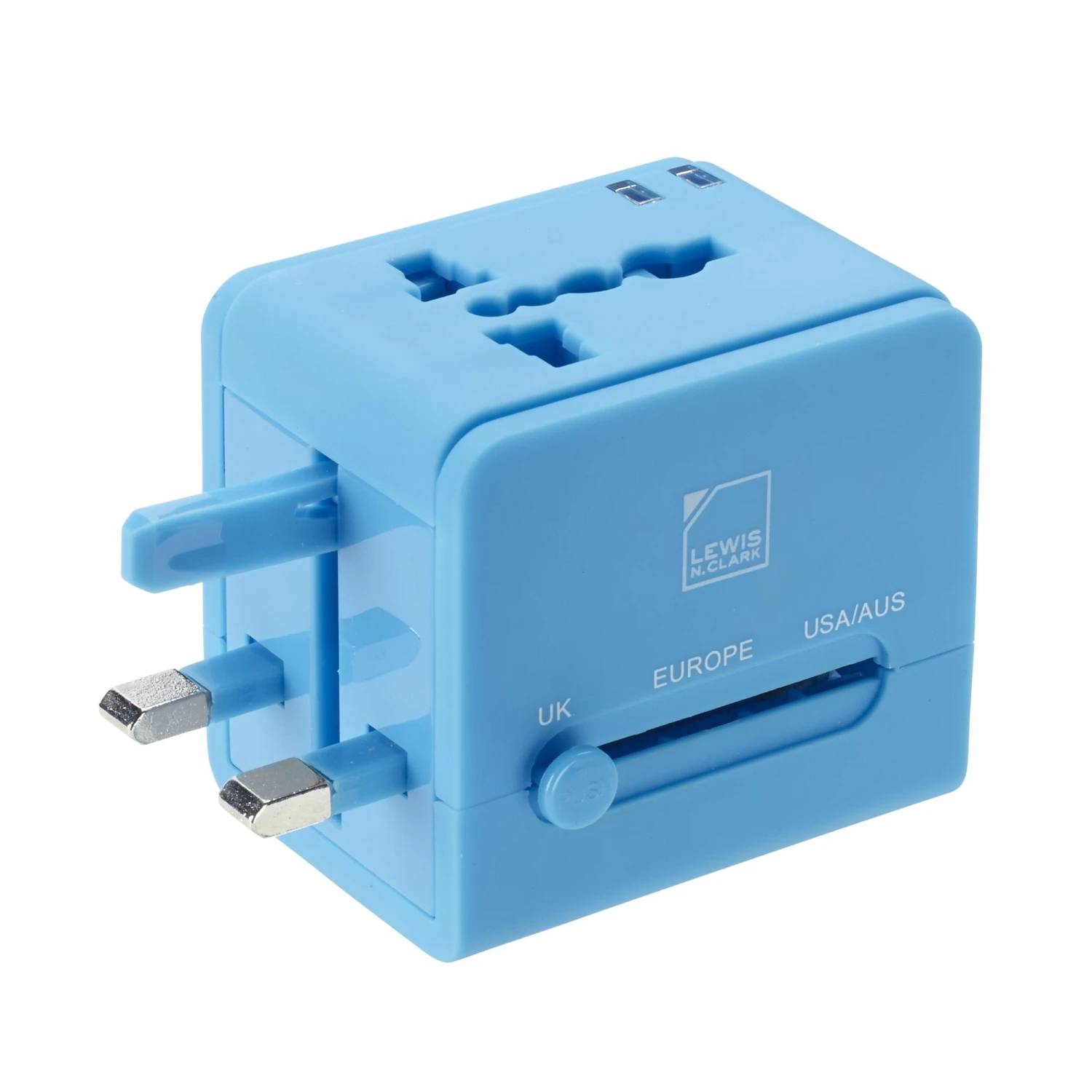 Lewis N. Clark Global Adapter With 2.4A Dual USB Charger 3 Lewis N. Clark Global Adapter With 2.4A Dual USB Charger - Image 3