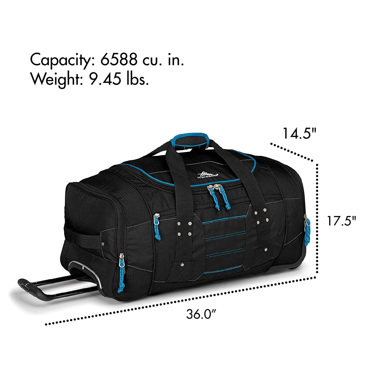 High Sierra Ultimate Access 2.0 Drop Bottom 30" 2-Wheel Wheeled Duffel Bags 6 High Sierra Ultimate Access 2.0 Drop Bottom 30" 2-Wheel Wheeled Duffel Bags - Image 6