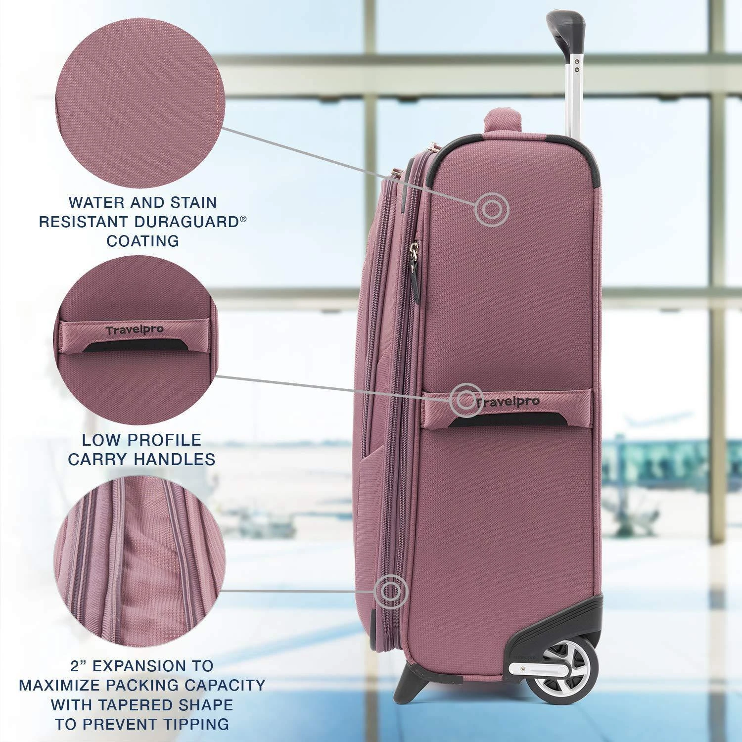 TravelPro Maxlite 5 22" 2-Wheel Carry-On Luggage 18 TravelPro Maxlite 5 22" 2-Wheel Carry-On Luggage - Image 18