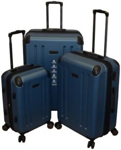 Kenneth Cole 8 Wheelin Collection Lightweight 3-PC Expandable Hardside Spinner Set