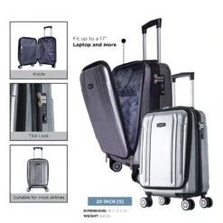 InUSA Southworld 19" 4-Wheel Carry-On Luggage 25 InUSA Southworld 19" 4-Wheel Carry-On Luggage -Luggage Promotion Store 4e8051910e66e217f2c636438e53540f3191ab933c0c35339628f678ae38fad6