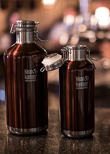 Klean Kanteen Double Wall Vacuum Insulated Stainless Steel Growler With Leak Proof Stainless Steel Swing Lok Cap - 32oz 6 Klean Kanteen Double Wall Vacuum Insulated Stainless Steel Growler With Leak Proof Stainless Steel Swing Lok Cap - 32oz - Image 6