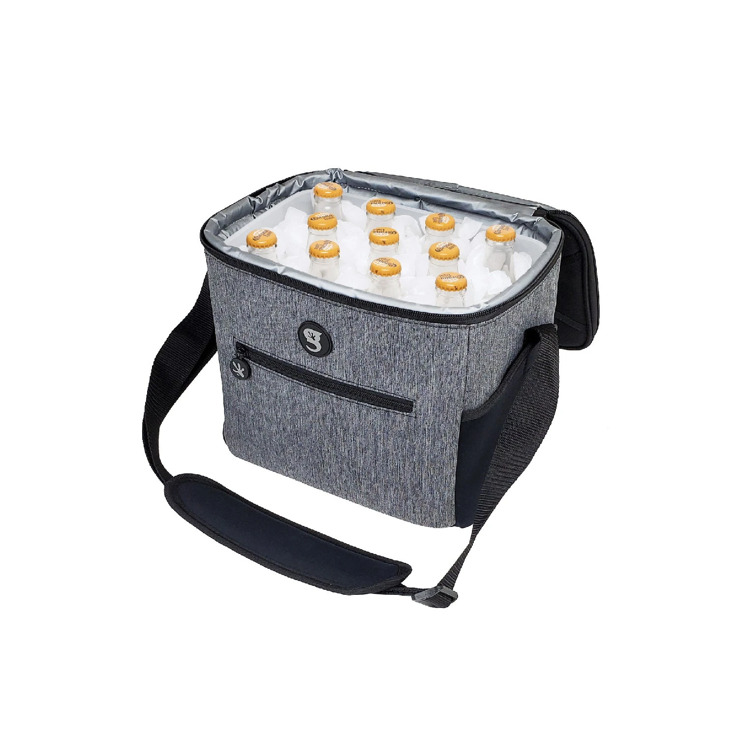 Geckobrands Medium 11 Bottle / 12 Can Cooler With Removable Hard Liner 3 Geckobrands Medium 11 Bottle / 12 Can Cooler With Removable Hard Liner - Image 3