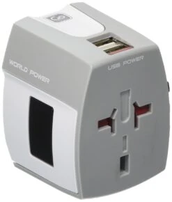 Go Travel Design Go Worldwide And USB, White, One Size