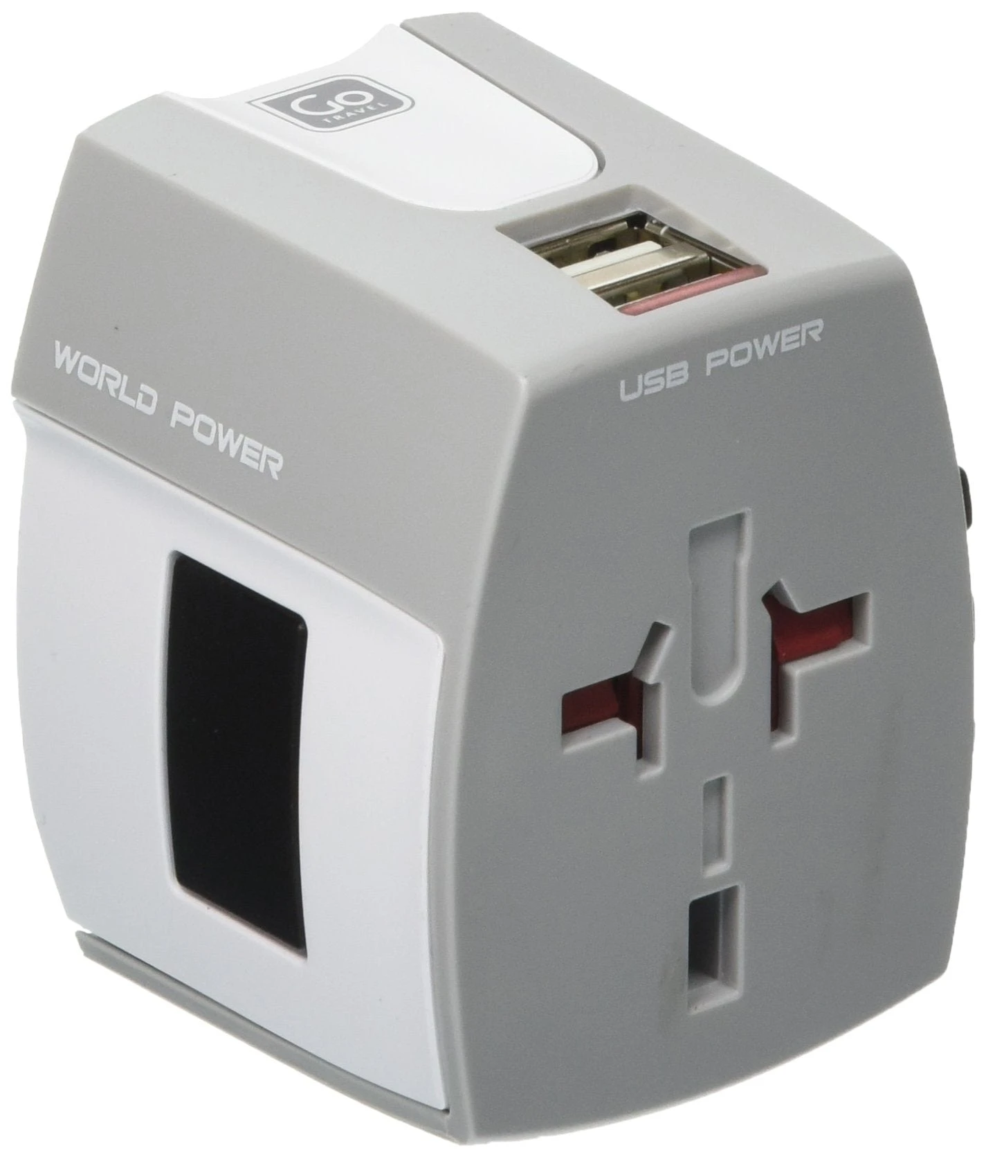 Go Travel Design Go Worldwide And USB, White, One Size 1 Go Travel Design Go Worldwide And USB, White, One Size