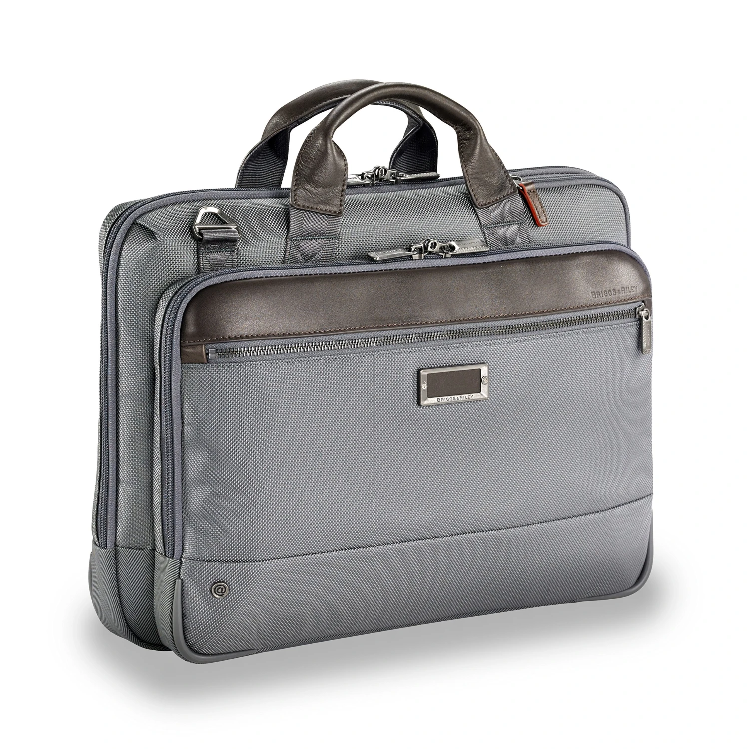 Briggs & Riley @work Double Gusset Accented Slim Business Briefcase 2 Briggs & Riley @work Double Gusset Accented Slim Business Briefcase - Image 2