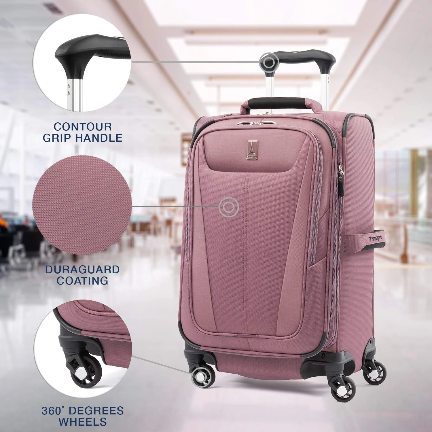 Travelpro Maxlite 5 Carry-On 21-Inch 4-Wheel Softside Luggage 17 Travelpro Maxlite 5 Carry-On 21-Inch 4-Wheel Softside Luggage - Image 17