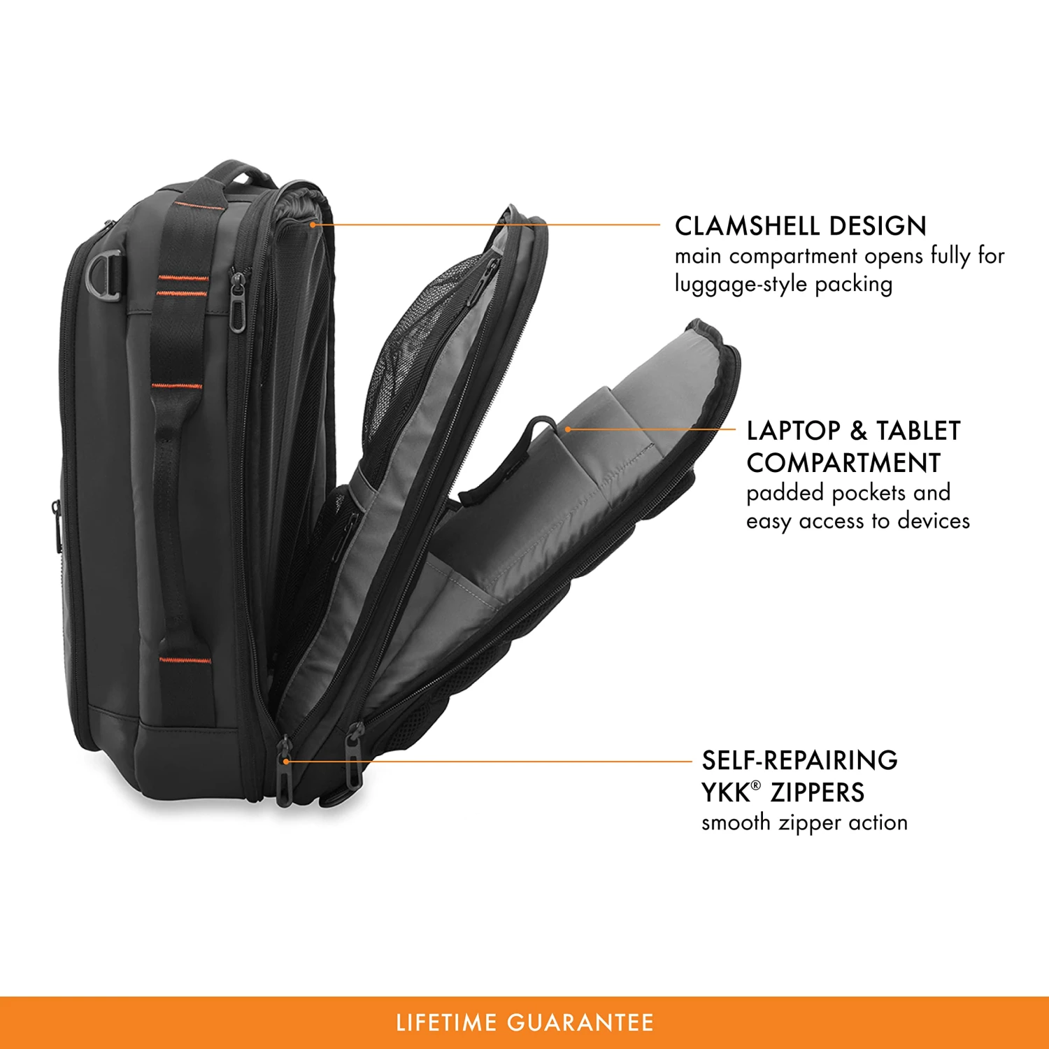 Briggs & Riley ZDX Convertible Backpack Duffel Carry-on, Medium 3 Briggs & Riley ZDX Convertible Backpack Duffel Carry-on, Medium - Image 3