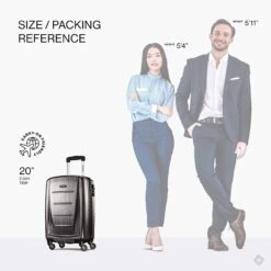 Samsonite Winfield 2 20" 4-Wheel Carry-On Luggage -Luggage Promotion Store 78d45e73b550d0123ca7fc903d3d2fb6701fef0d37f3f0cba541b723dfa0deea
