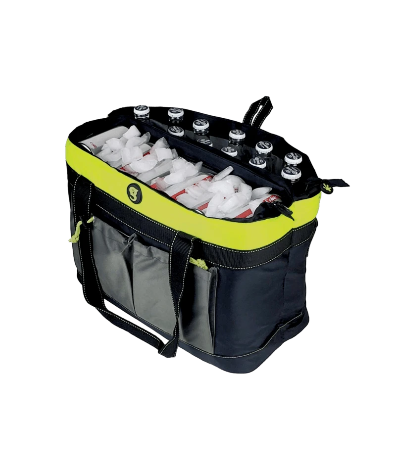 Geckobrands 2 Compartment Tote Cooler 7 Geckobrands 2 Compartment Tote Cooler - Image 7