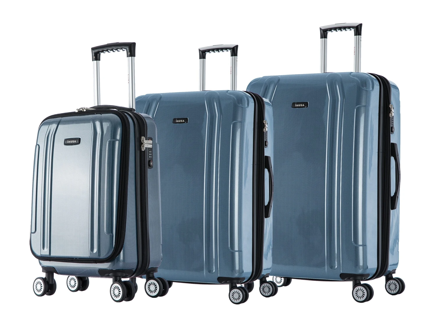 InUSA Southworld 3 Piece Set (21"/25"/29") 4-Wheel Luggage Sets 1 InUSA Southworld 3 Piece Set (21"/25"/29") 4-Wheel Luggage Sets