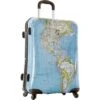 Heys America Journey-Maps 26" 4-Wheel Medium Luggage