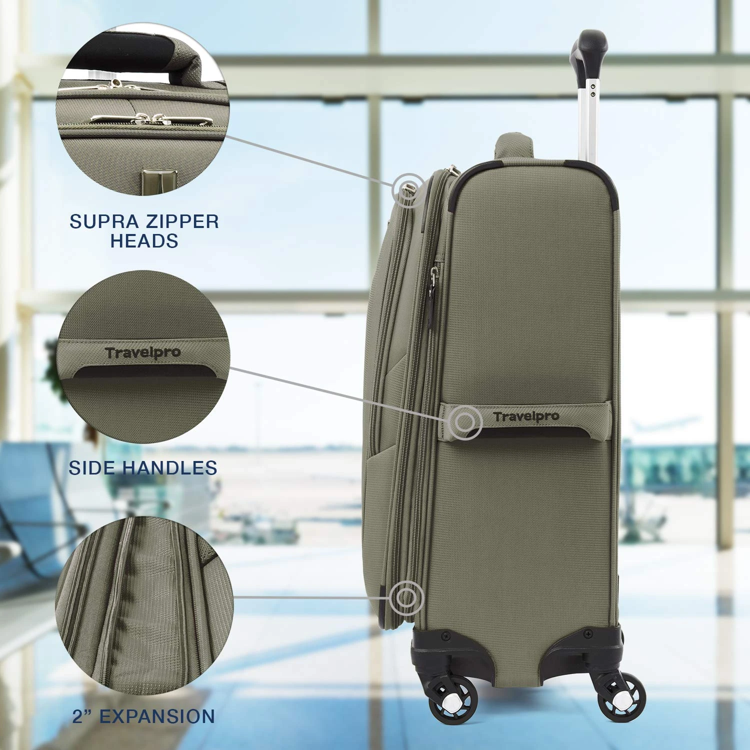 Travelpro Maxlite 5 Carry-On 21-Inch 4-Wheel Softside Luggage 15 Travelpro Maxlite 5 Carry-On 21-Inch 4-Wheel Softside Luggage - Image 15