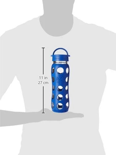 Lifefactory 22 Ounce Glass Bottle With Flip Cap And Silicone Sleeve 6 Lifefactory 22 Ounce Glass Bottle With Flip Cap And Silicone Sleeve - Image 6
