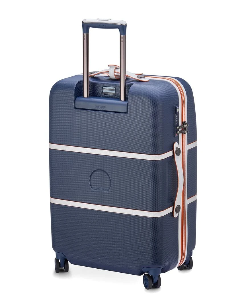 Delsey Paris Chatelet Hardside Luggage With Spinner Wheels (Navy, Checked-Medium 24 Inch) 3 Delsey Paris Chatelet Hardside Luggage With Spinner Wheels (Navy, Checked-Medium 24 Inch) - Image 3