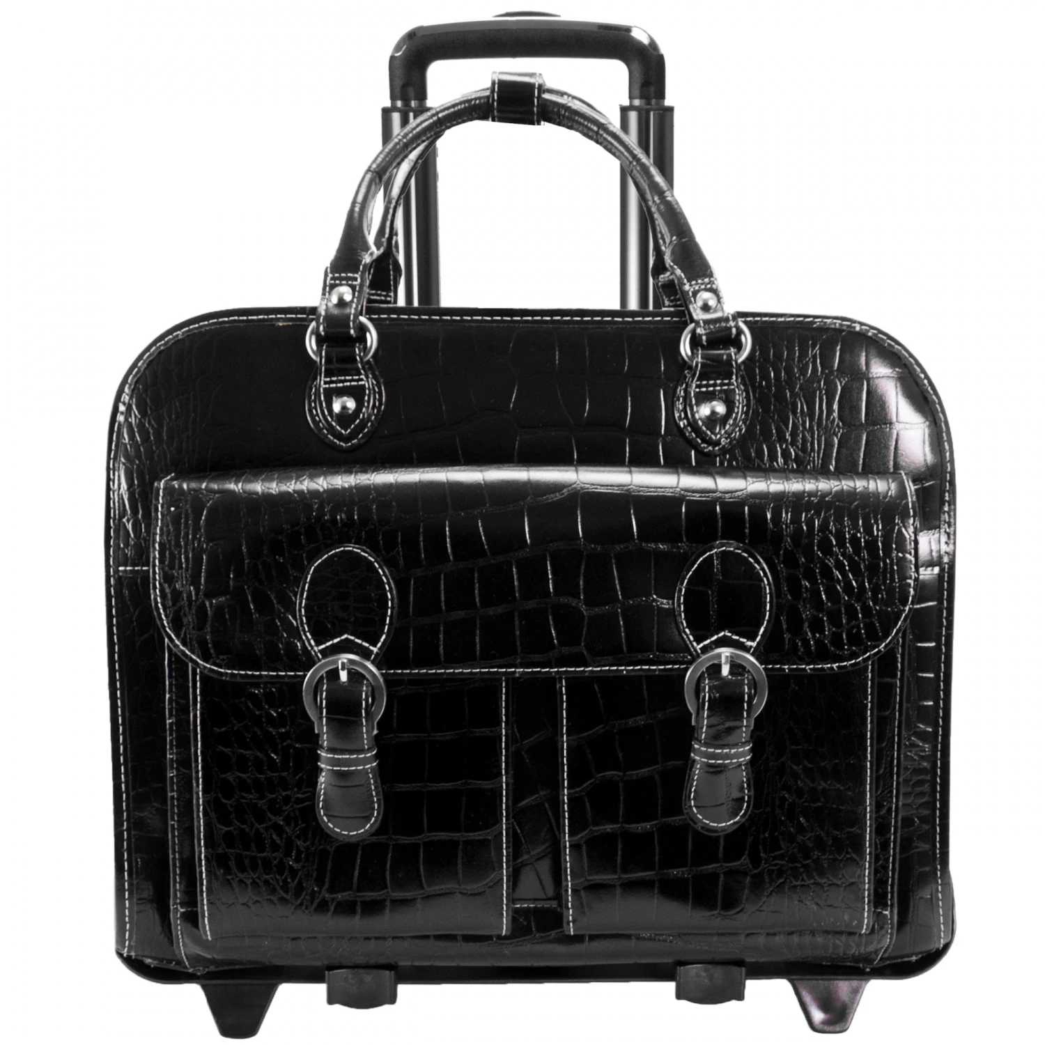 McKlein USA San Martino 14" Leather Ladies' Wheeled Laptop Briefcase 1 McKlein USA San Martino 14" Leather Ladies' Wheeled Laptop Briefcase