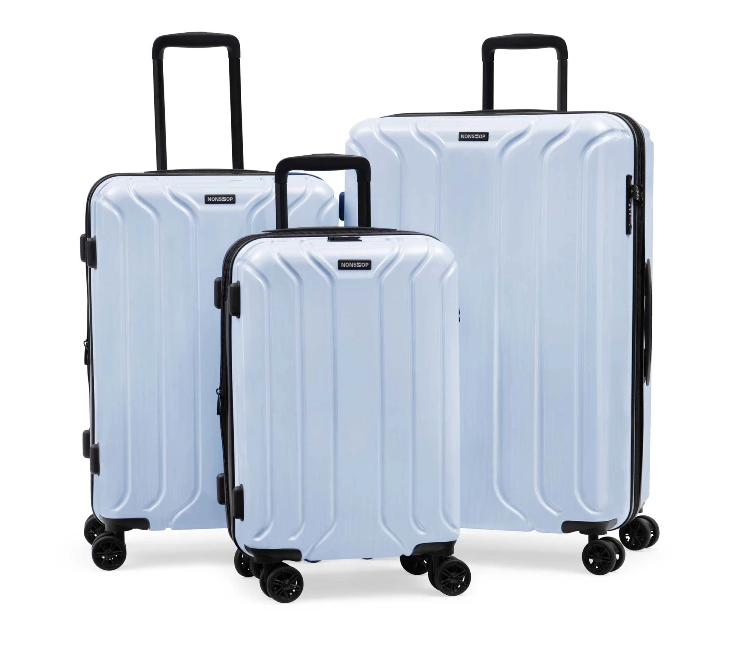 NONSTOP New York Elite Lightweight Expandable 3 Piece Spinner (20/24/28) Set With 3 Packing Cubes 11 NONSTOP New York Elite Lightweight Expandable 3 Piece Spinner (20/24/28) Set With 3 Packing Cubes - Image 11