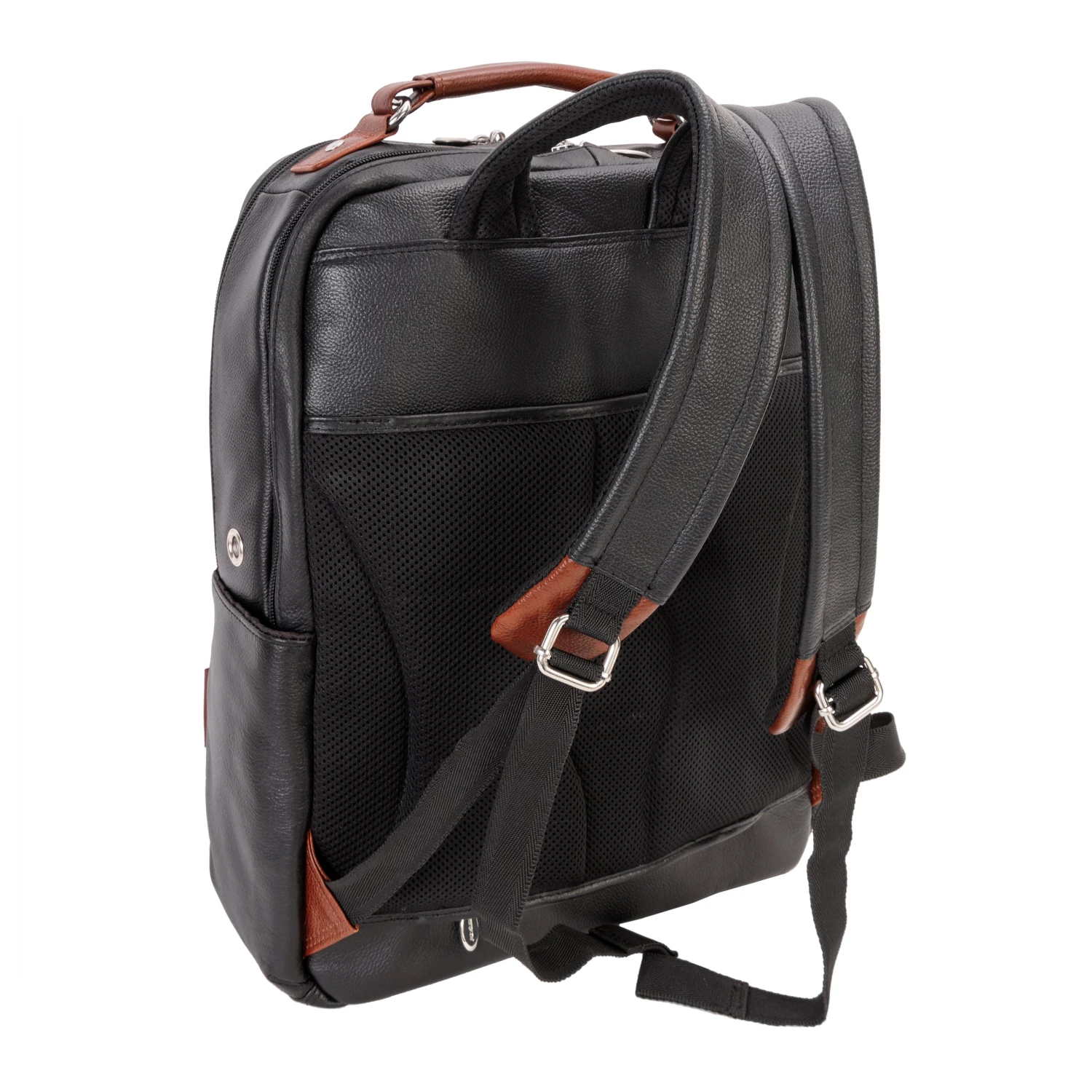McKlein USA Logan 17" Leather Two-Tone Dual-Compartment Laptop & Tablet Backpack 15 McKlein USA Logan 17" Leather Two-Tone Dual-Compartment Laptop & Tablet Backpack - Image 15