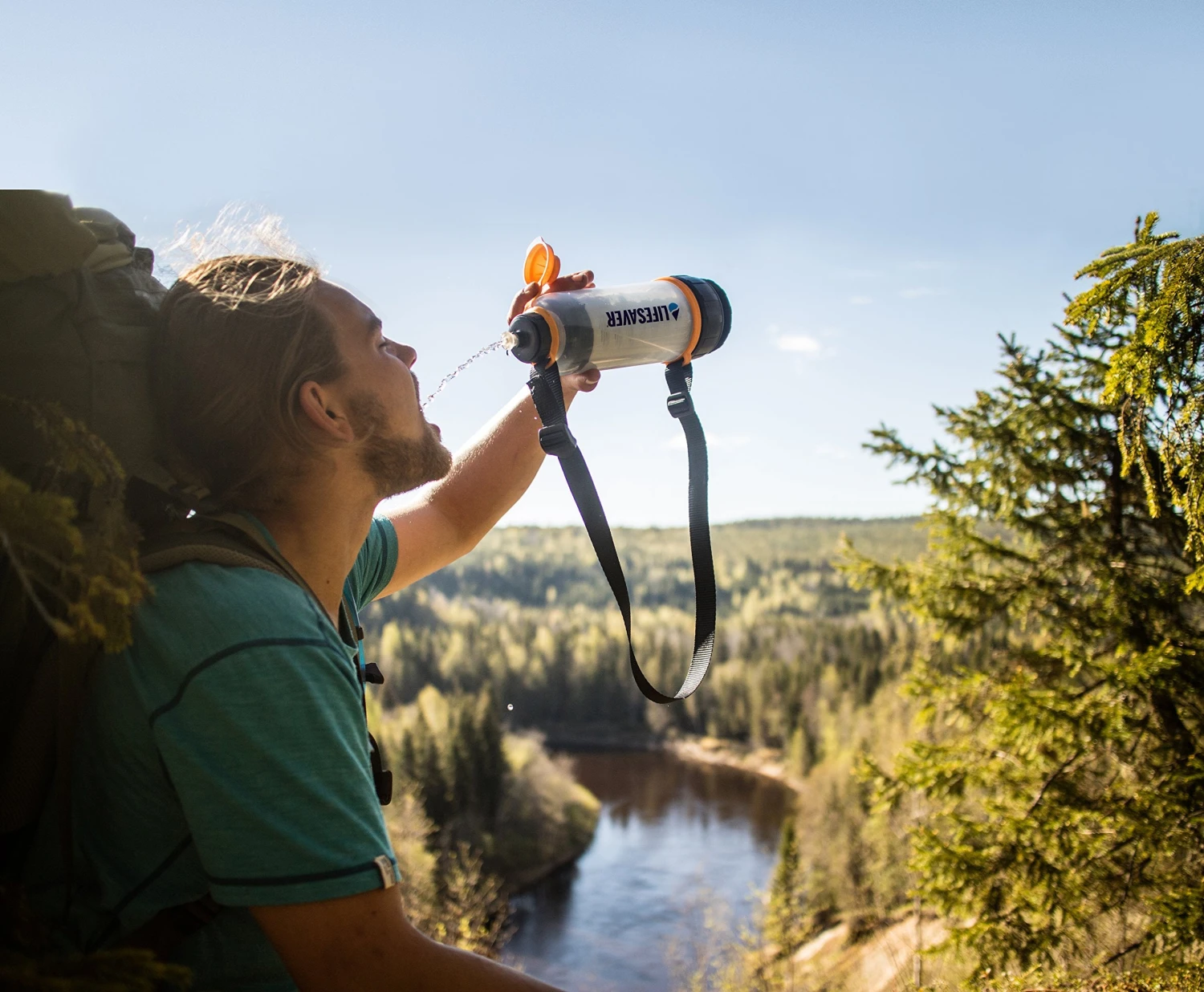 Lifesaver Systems 4000 Ultra Filtration Water Bottle Clear Bottle Cap 4 Lifesaver Systems 4000 Ultra Filtration Water Bottle Clear Bottle Cap - Image 4