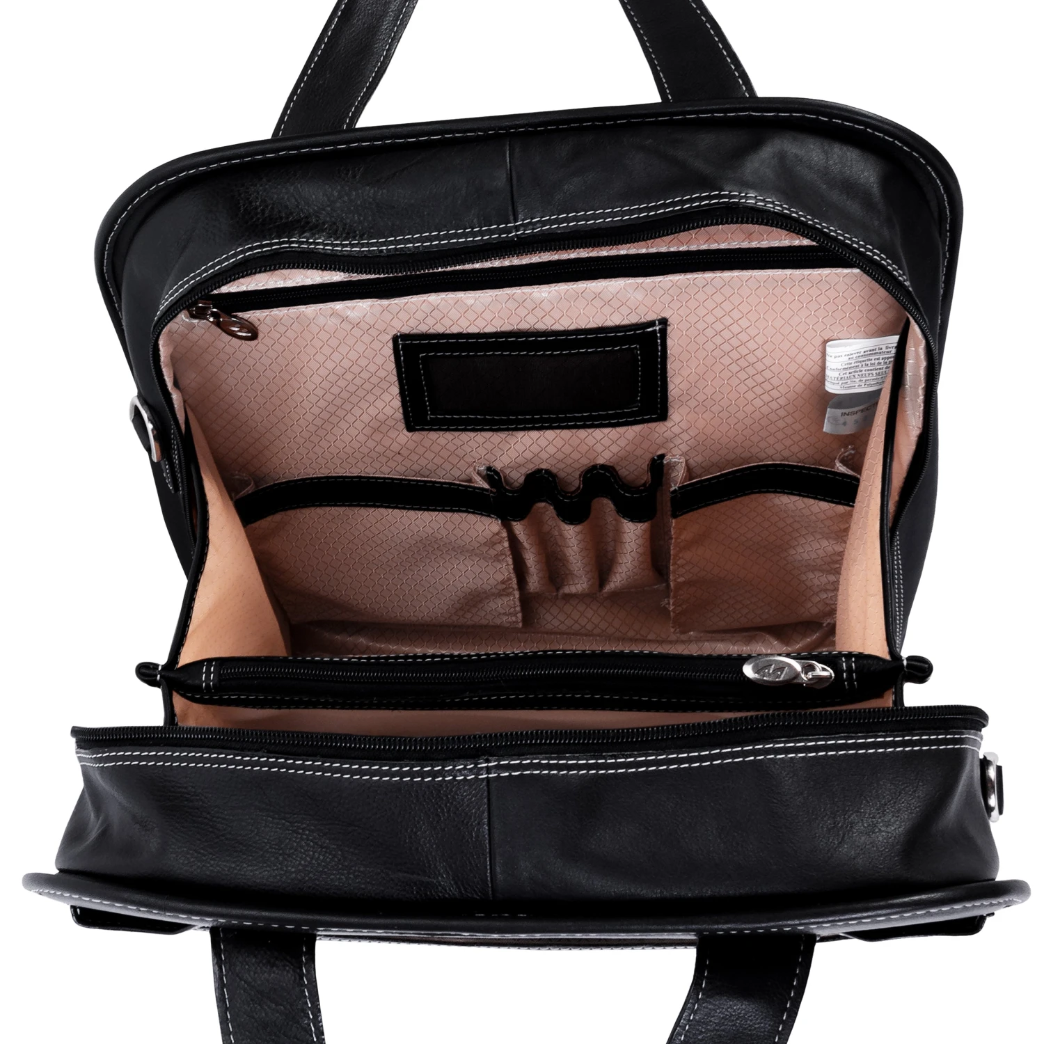 McKlein USA Pastenello 15.6" Leather Vertical Patented Detachable Wheeled Laptop Briefcase 5 McKlein USA Pastenello 15.6" Leather Vertical Patented Detachable Wheeled Laptop Briefcase - Image 5