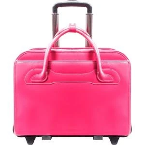 McKlein USA Willowbrook 15.6" Ladies' Leather Wheeled Laptop Briefcase 5 McKlein USA Willowbrook 15.6" Ladies' Leather Wheeled Laptop Briefcase - Image 5