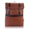 McKlein USA Element 17" Leather Two-Tone Flap-Over Laptop & Tablet Backpack