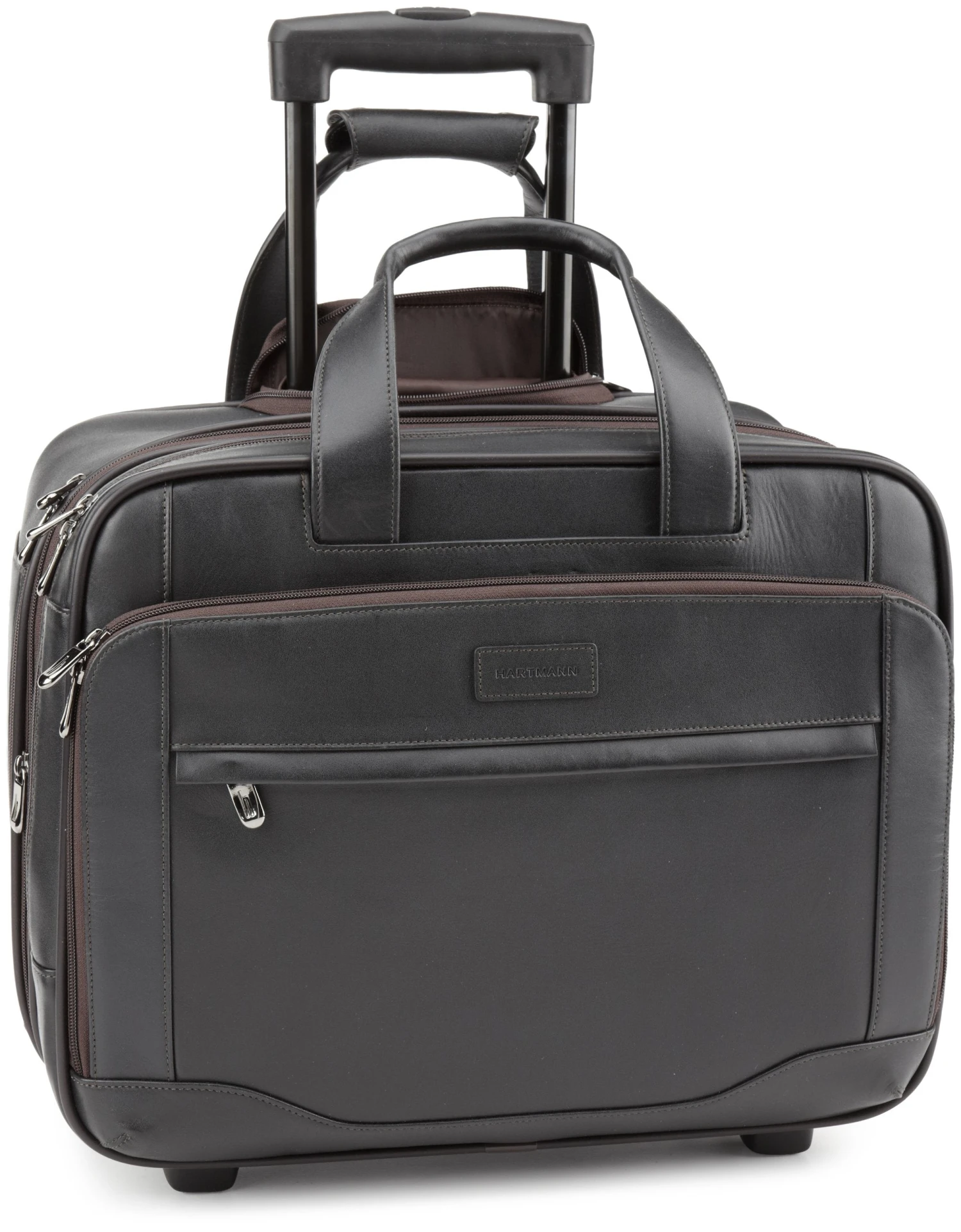 Hartmann Aviator Lg Wheeled Expandable Brief Dark Roast 1 Hartmann Aviator Lg Wheeled Expandable Brief Dark Roast