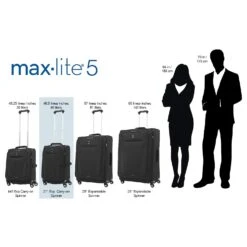 Travelpro Maxlite 5 Carry-On 21-Inch 4-Wheel Softside Luggage 25 Travelpro Maxlite 5 Carry-On 21-Inch 4-Wheel Softside Luggage -Luggage Promotion Store b48ad7ca3f794f67621fcf1723961f21b05b3b367f77c59641ee4c554b39e246