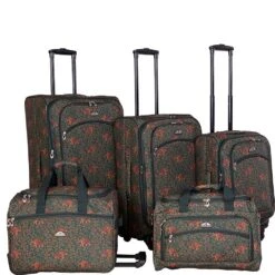 American Flyer Budapest 5 Piece Set 4-Wheel Luggage Sets