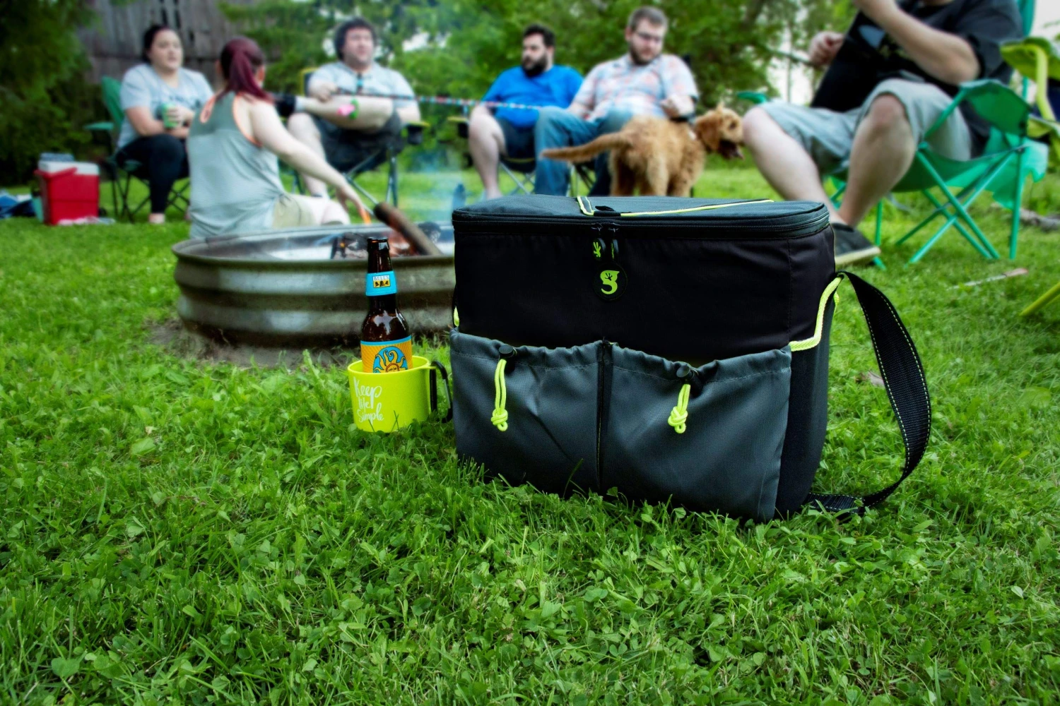 Geckobrands Large 15 Bottle / 24 Can Cooler With Removable Hard Liner 14 Geckobrands Large 15 Bottle / 24 Can Cooler With Removable Hard Liner - Image 14