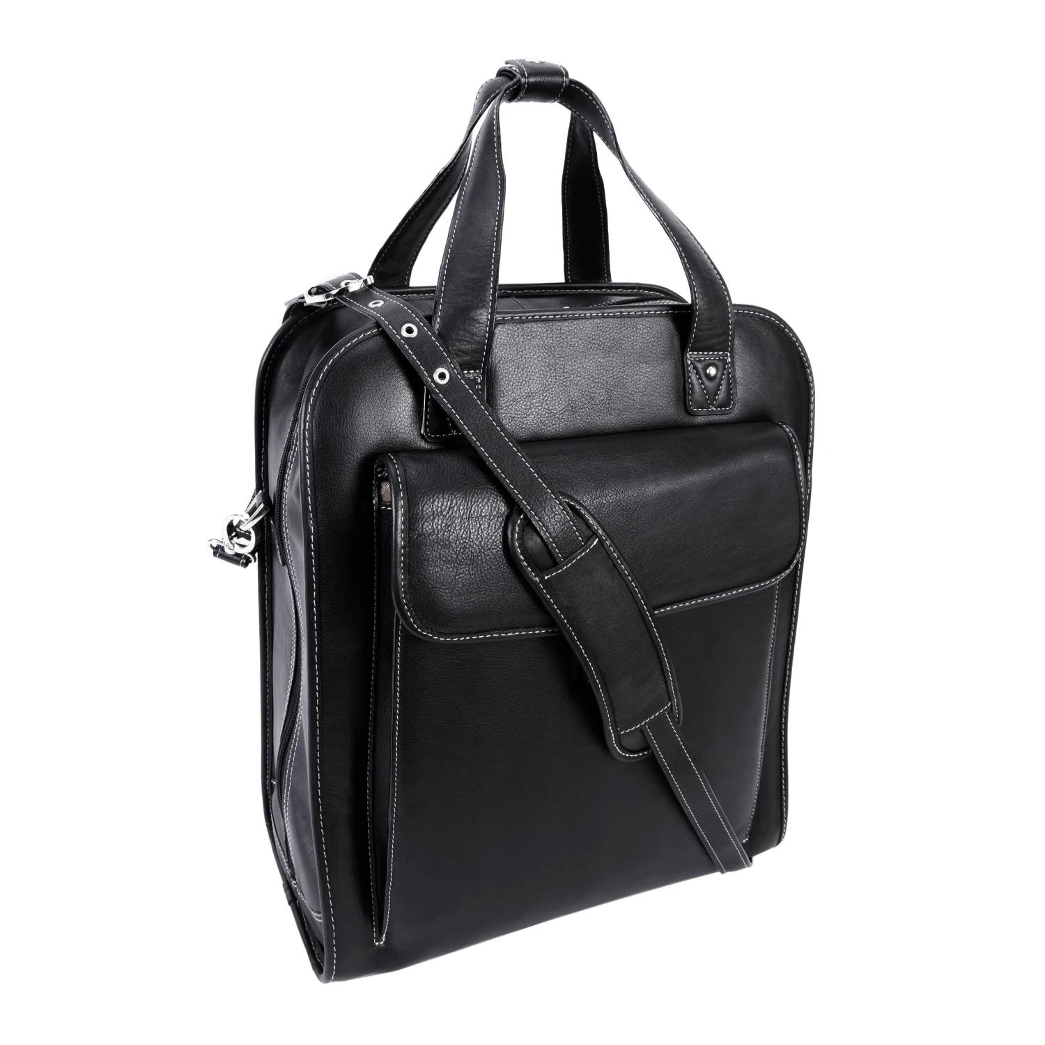 McKlein USA Pastenello 15.6" Leather Vertical Patented Detachable Wheeled Laptop Briefcase 2 McKlein USA Pastenello 15.6" Leather Vertical Patented Detachable Wheeled Laptop Briefcase - Image 2