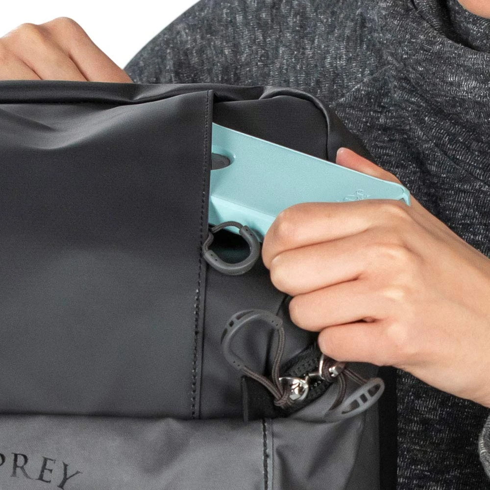 Osprey Packs Packs Transporter Zip Top Laptop Backpack (Black) 5 Osprey Packs Packs Transporter Zip Top Laptop Backpack (Black) - Image 5